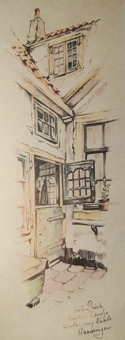 241031 Anton Pieck Huisje van Leentje Westhavenplaats Collectie Streekmuseum Jan Anderson